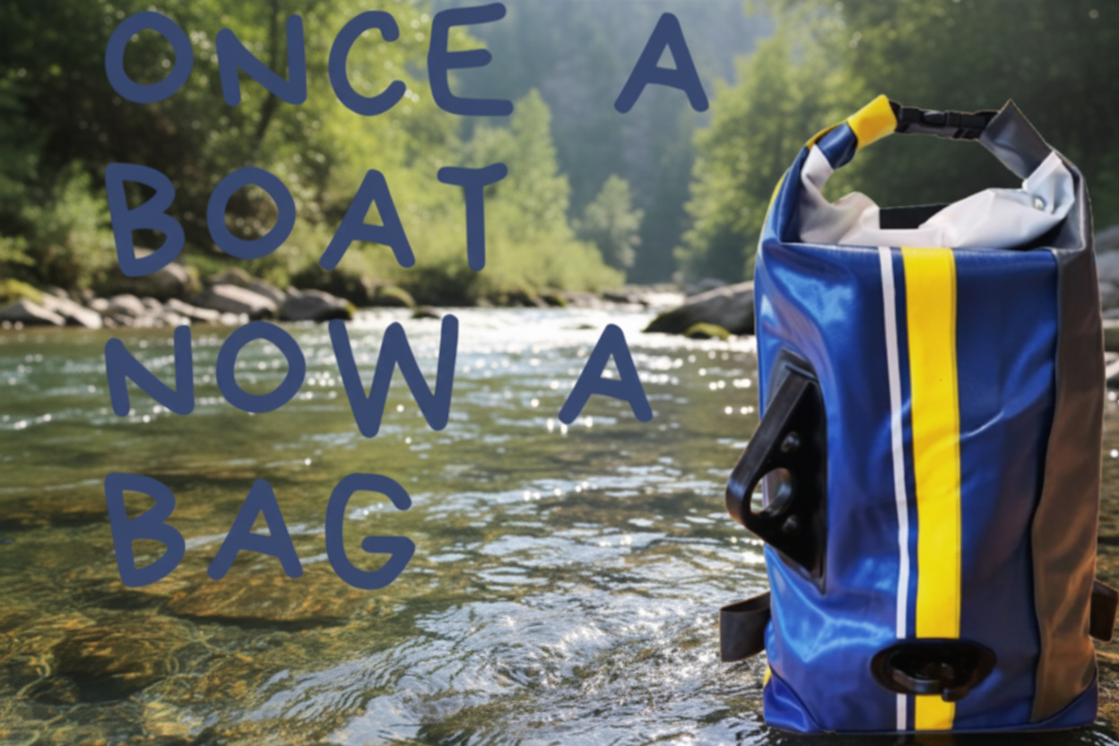 'Once a boat, now a bag'